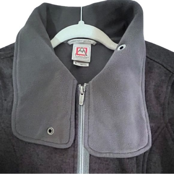Avalanche Women’s Charcoal Gray Zip Down Jacket - Picture 3 of 8